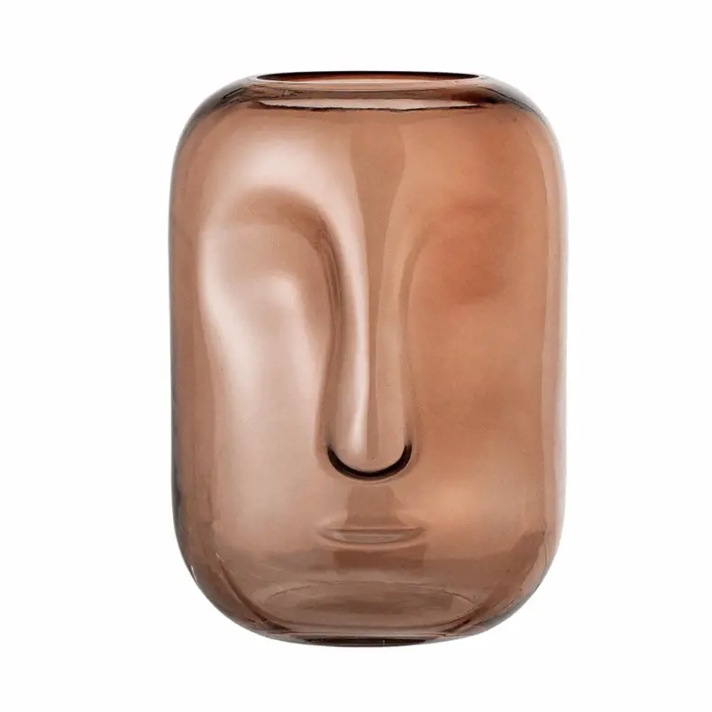 Bloomingville Amida Brown Glass Vase